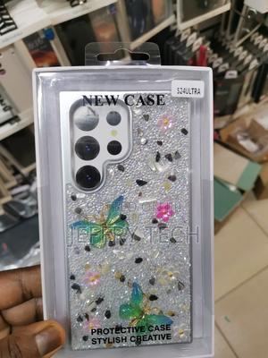 Samsung Galaxy S24 Ultra Glitter Butterfly TPU Phone Case - thumbnail 2