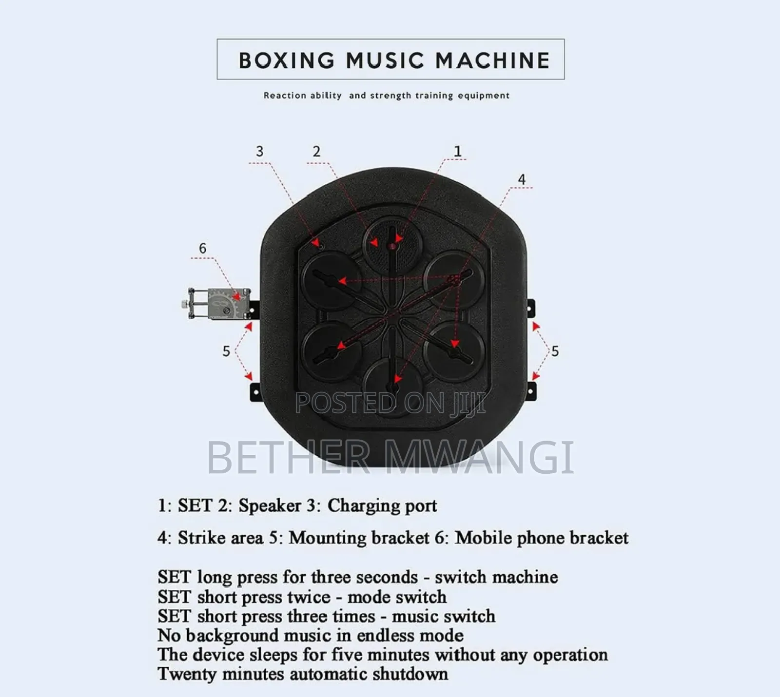 Boxing Music Machine in Kenya