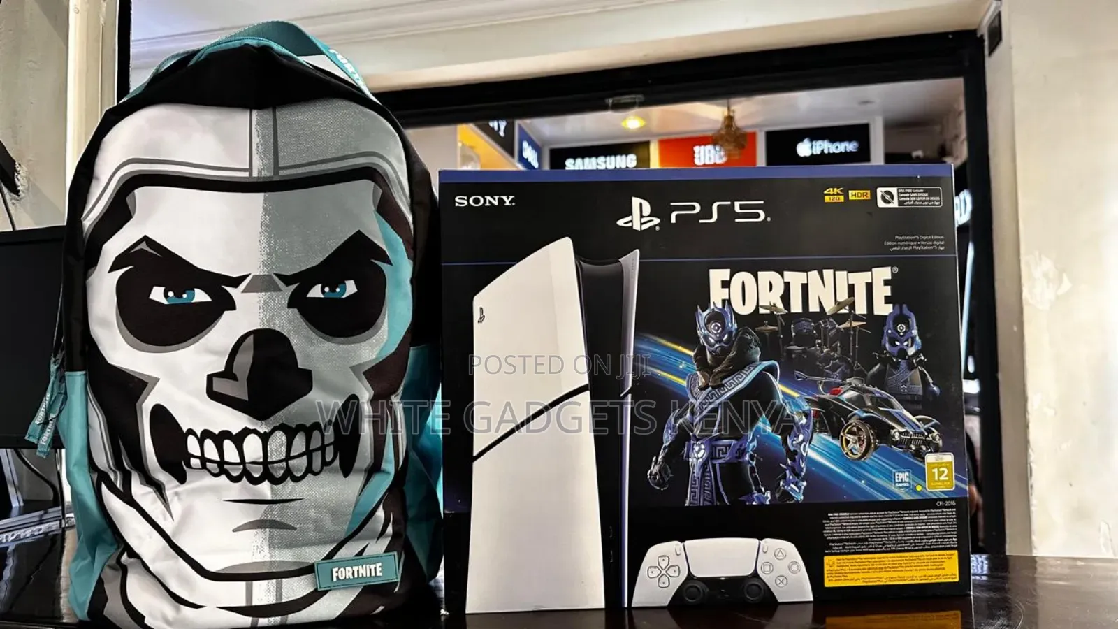 Ps5 Slim Digital With Fortnite Game and Fortnite Bag Free