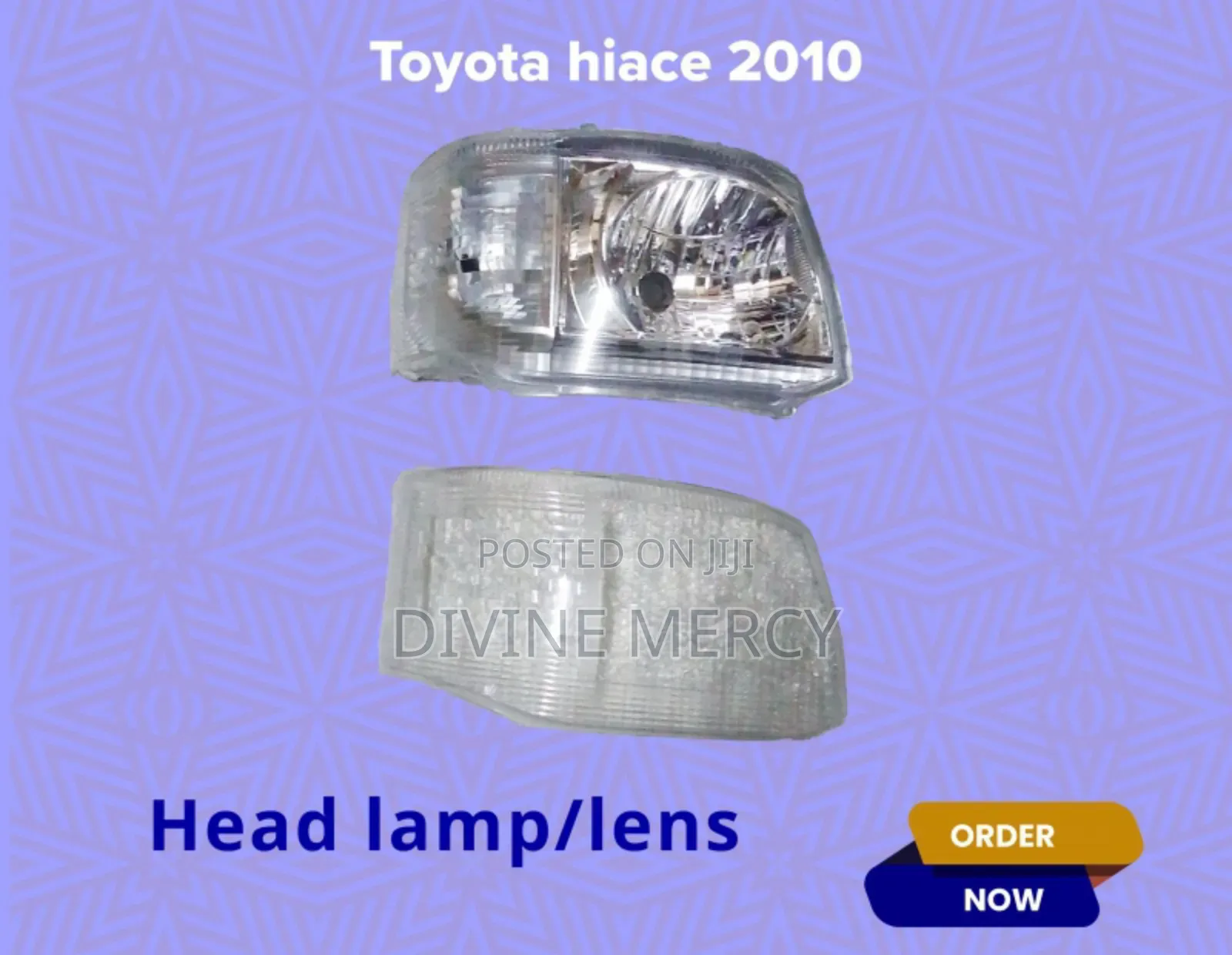 Toyota Hiace 2010/ Head Lamp Lens