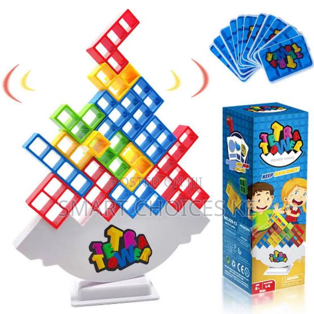 48 PC Tetra Tower Stacking Game*
 Exercise