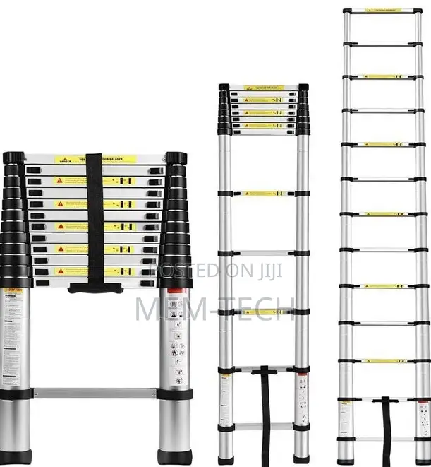 Aluminium Telescopic Ladder (500 Cm, 5 M, 16.4 Ft)