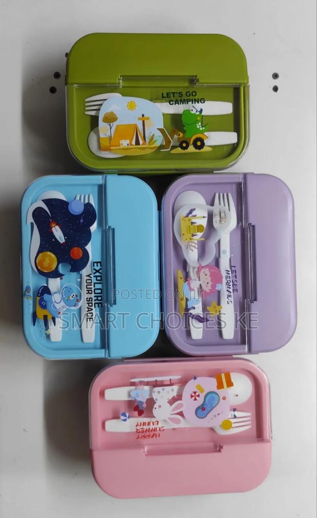 *3 Compartment Lunch Box For Kids, Big Lunch Box