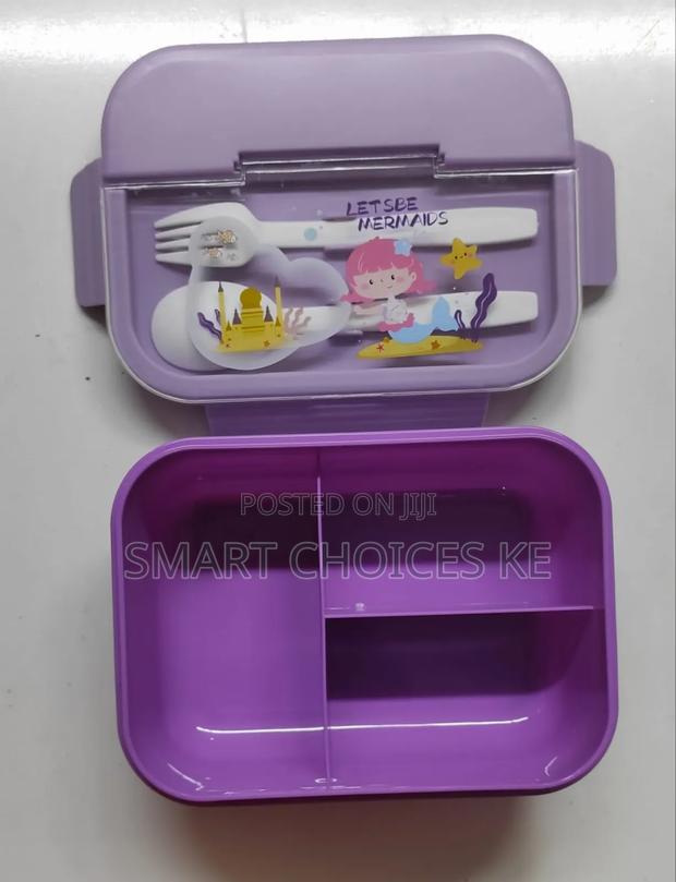 *3 Compartment Lunch Box For Kids, Big Lunch Box - thumbnail 3