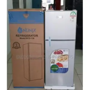 Nunix Double Door Fridge 138 Litres