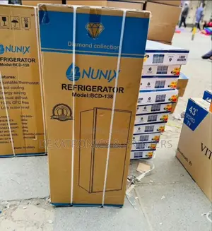 Nunix Double Door Fridge 138 Litres