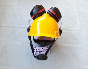 EM-5002A Yellow Helmets Mounted Earmuffs - main view