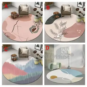 *Modern Light Luxury Round Carpet