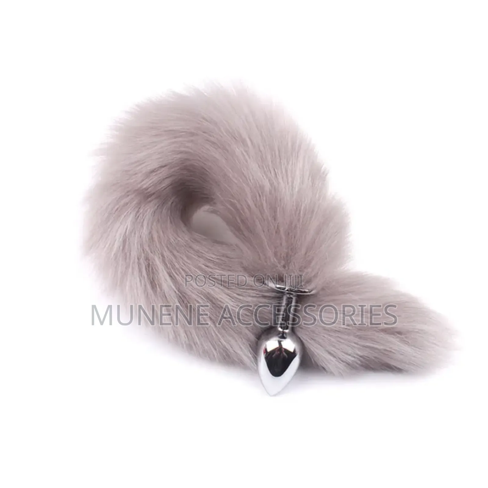 16 Inches Fox Tail Metalic Butt Anal Plug Foxtail Sex Toys