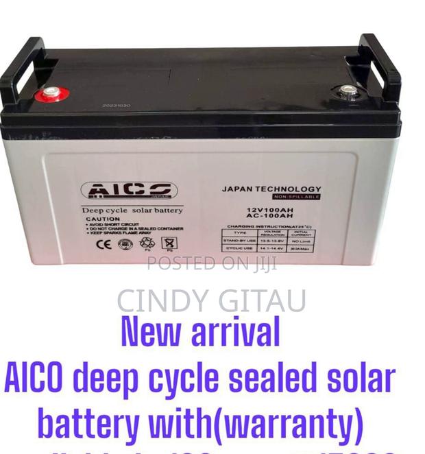 AICO Deep Cycle Sealed Solar Battery With Warrant 200ah
