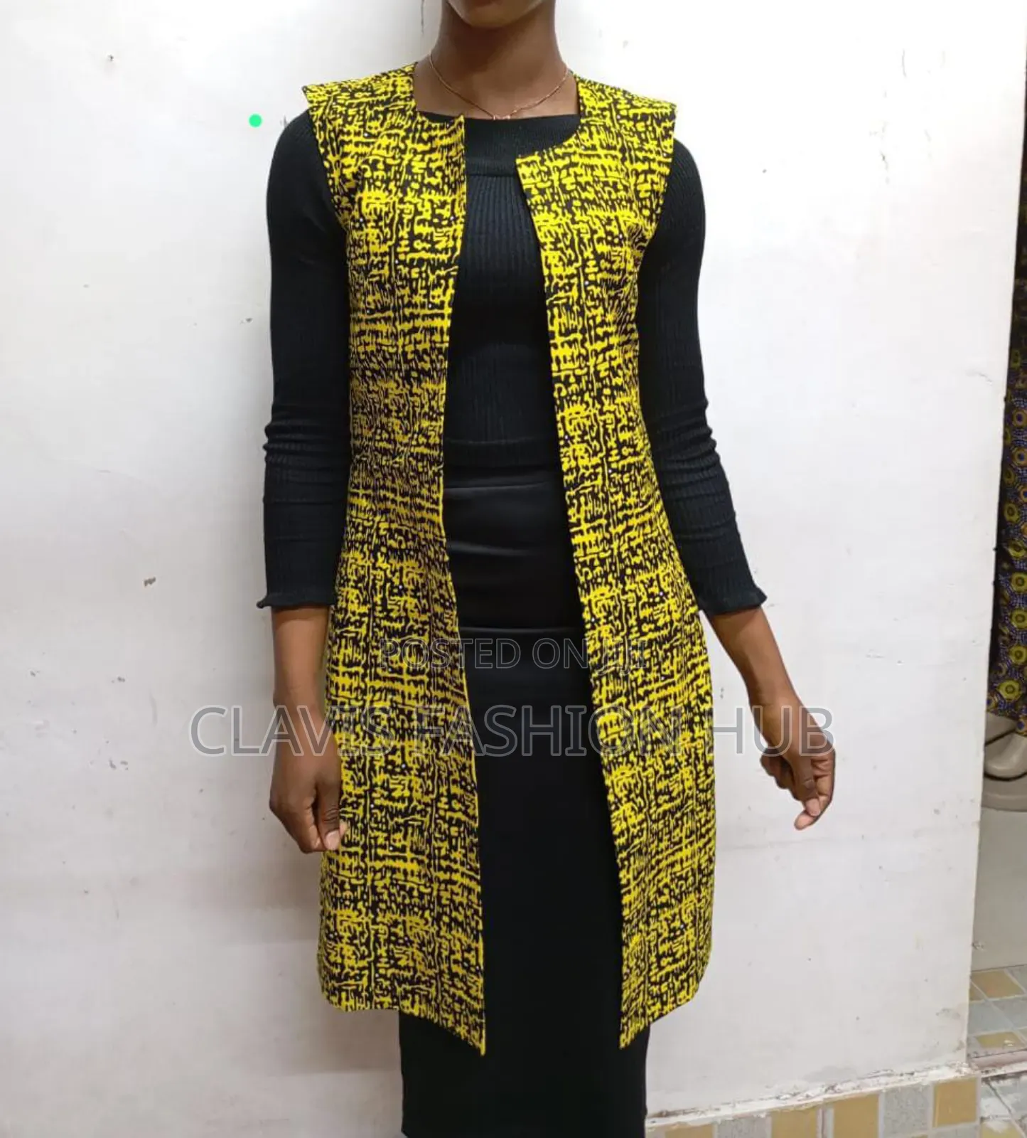 Knee Length Ladies Kitenge Kimono