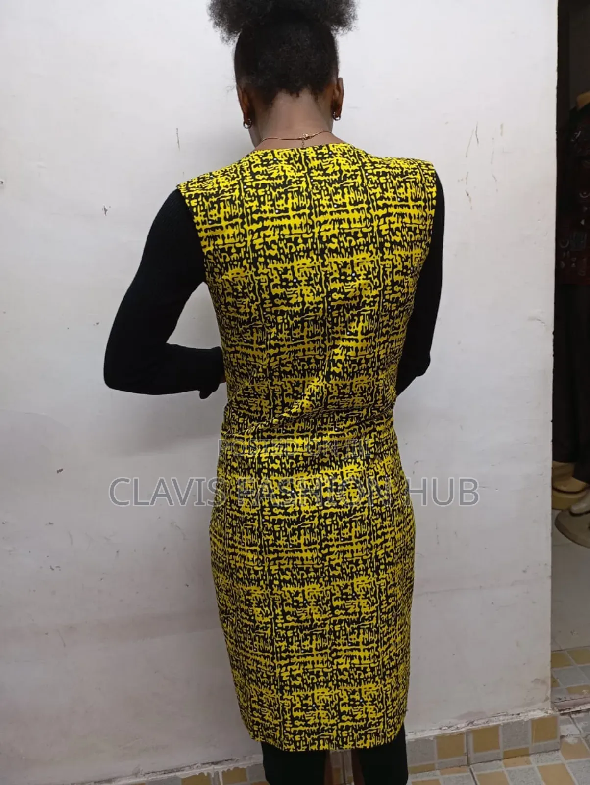 Knee Length Ladies Kitenge Kimono