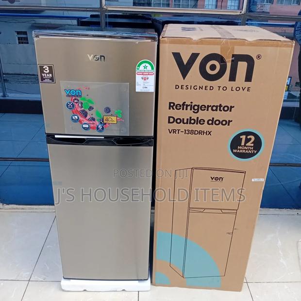 Von 138L Double Fridge - main view