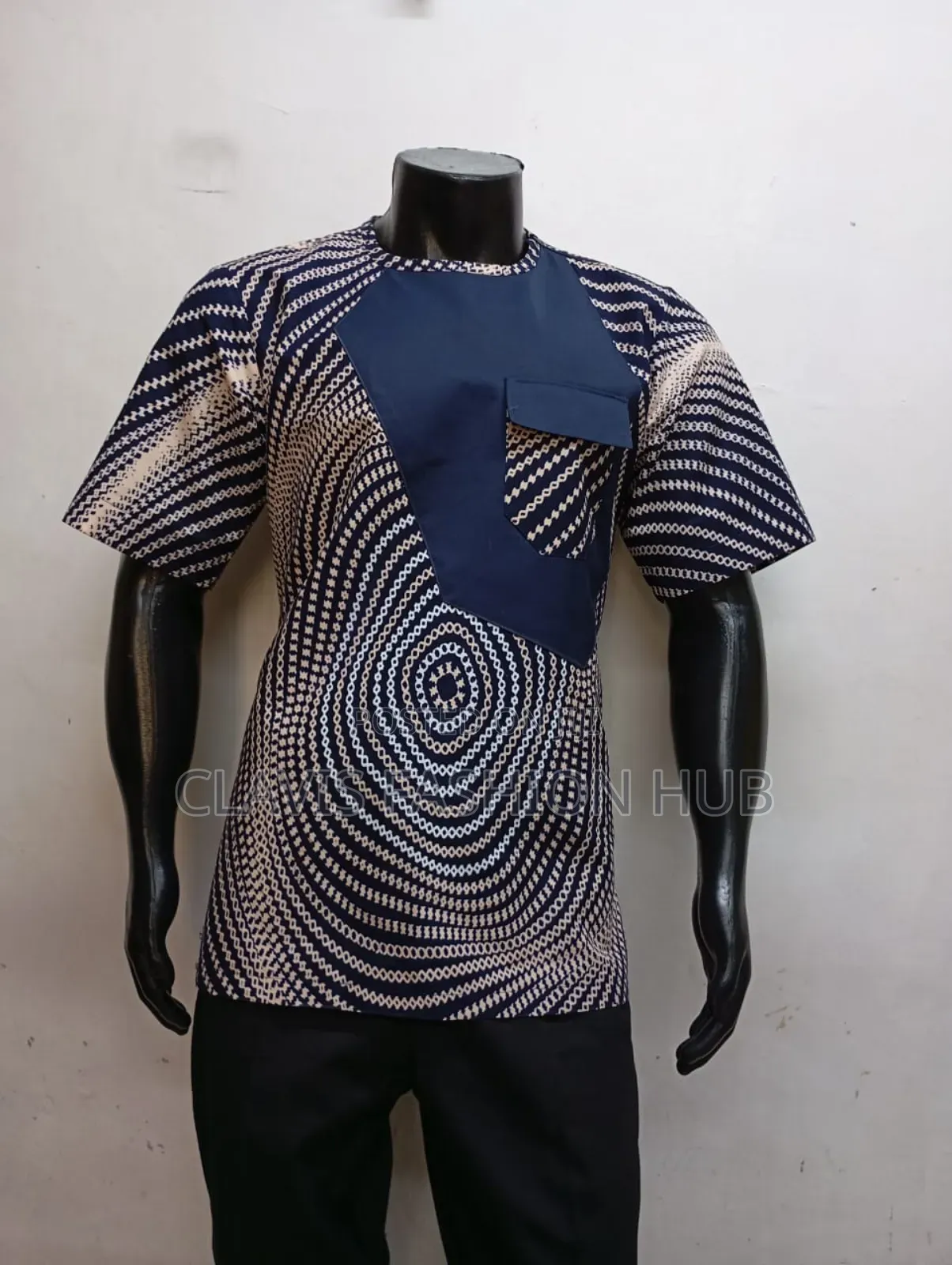 Kitenge Short Sleeved African Man Shirt