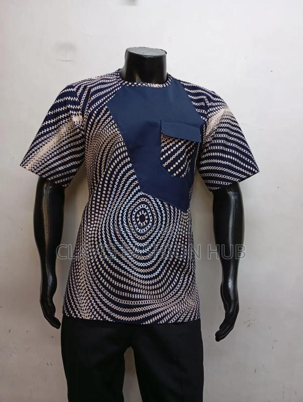Kitenge Short Sleeved African Man Shirt
