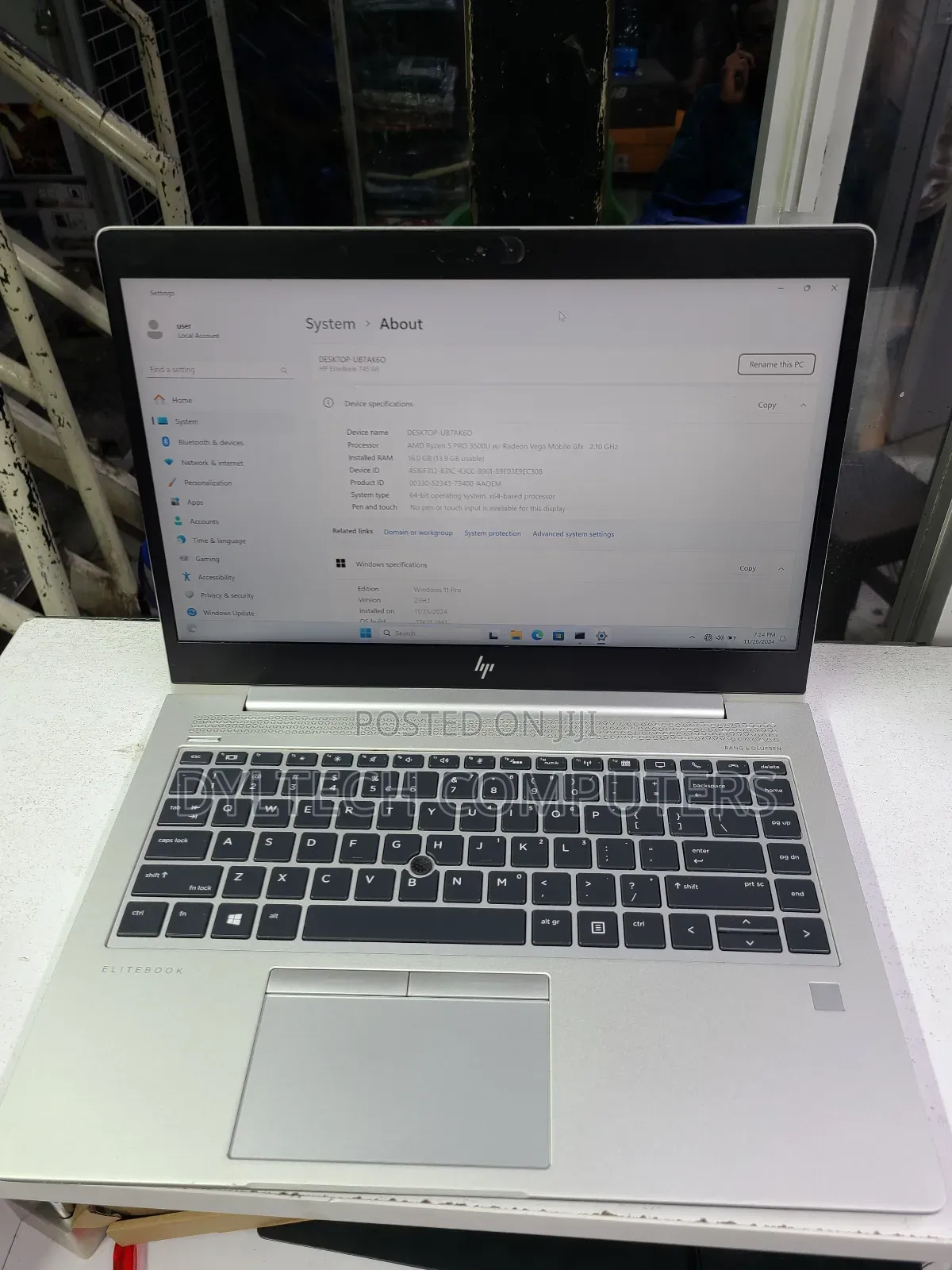 Laptop HP EliteBook 745 G6 16GB AMD Ryzen 5 SSD 512GB