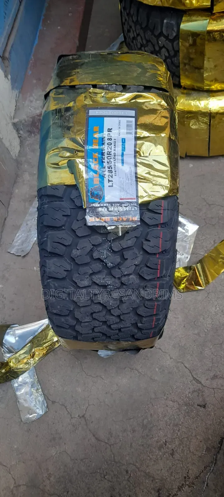 285/50r20 Blackbear Tyres Brand New