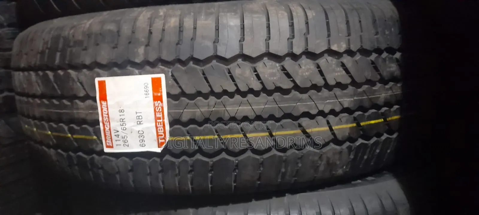 Bridgestone Tyres Brand New Size 265/65r18