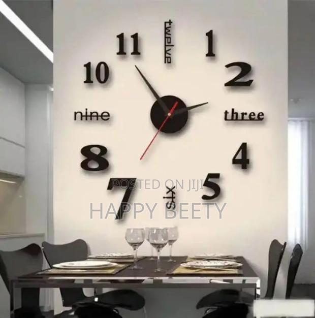 *Acrylic Wall Clock (Diy Numbers) - thumbnail 4