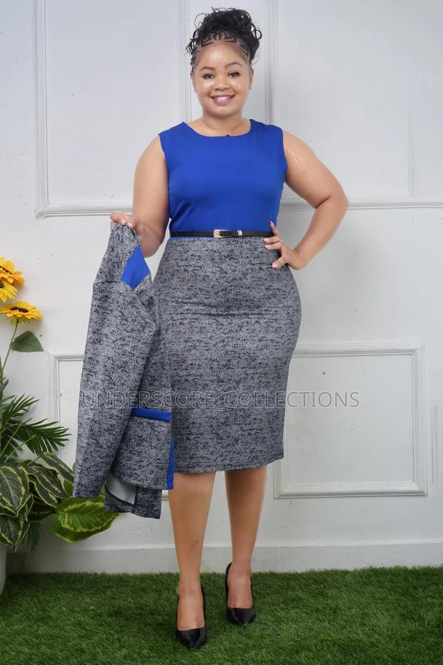 2 PCS Set Ladies Dress + Coat. - main view