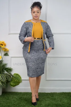 2 PCS Set Ladies Dress + Coat.