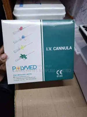 22G Iv Cannula With Injection Port and WINGS