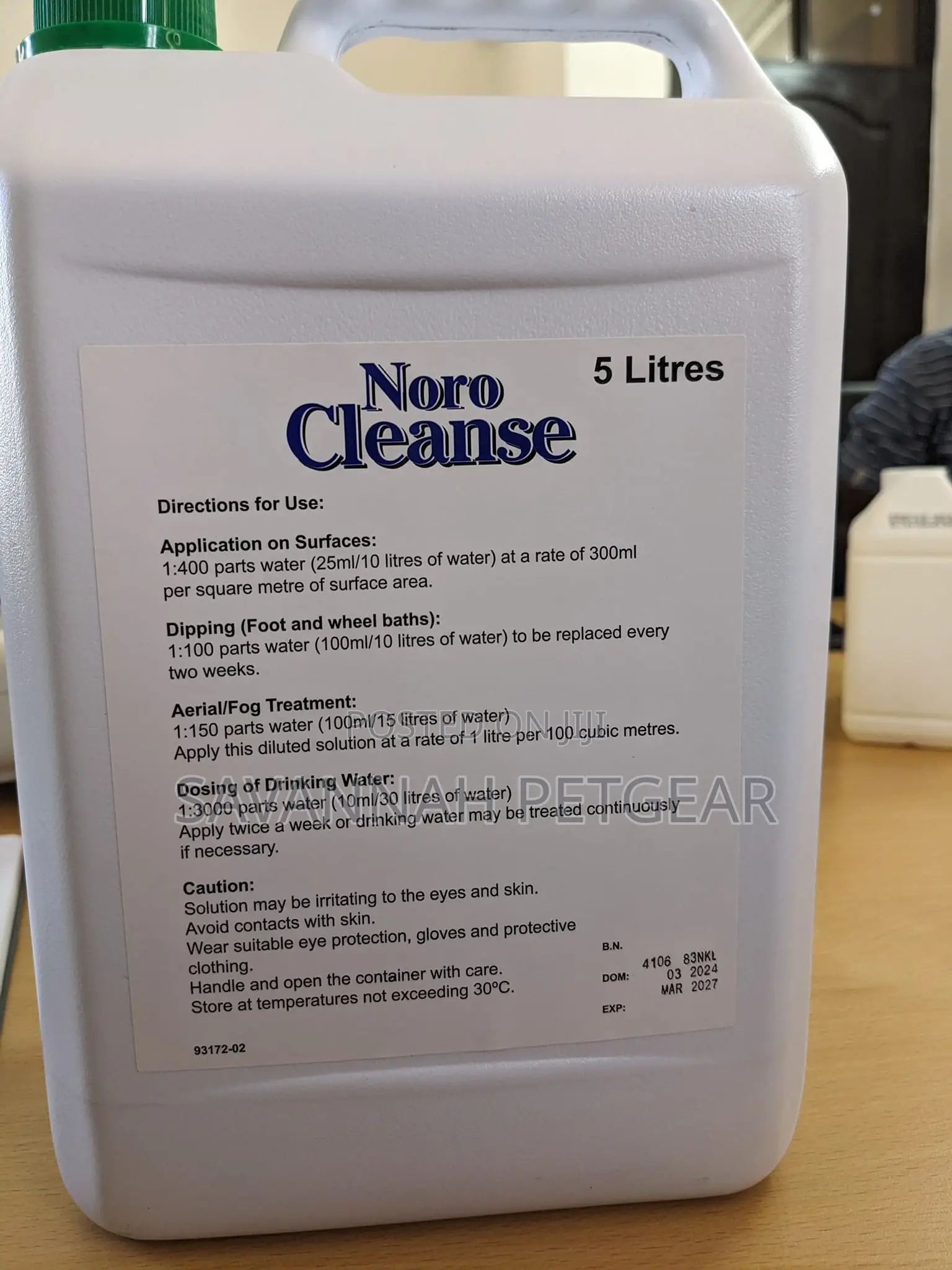 Norbrook Noro Cleanse Disinfectant 1litre