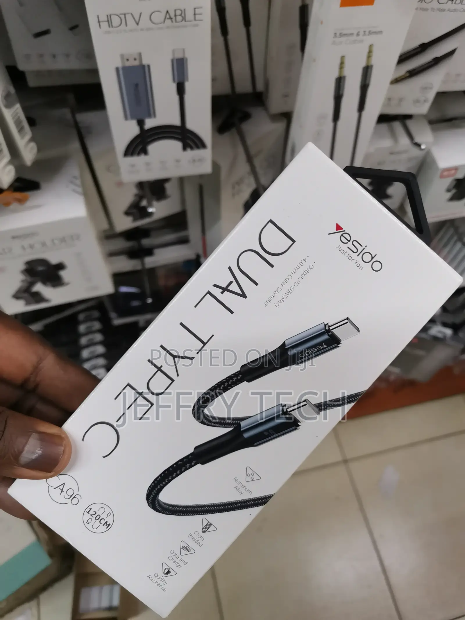 USB-C / Type-C to USB-C / Type-C Fast Charging Cable, Lengt