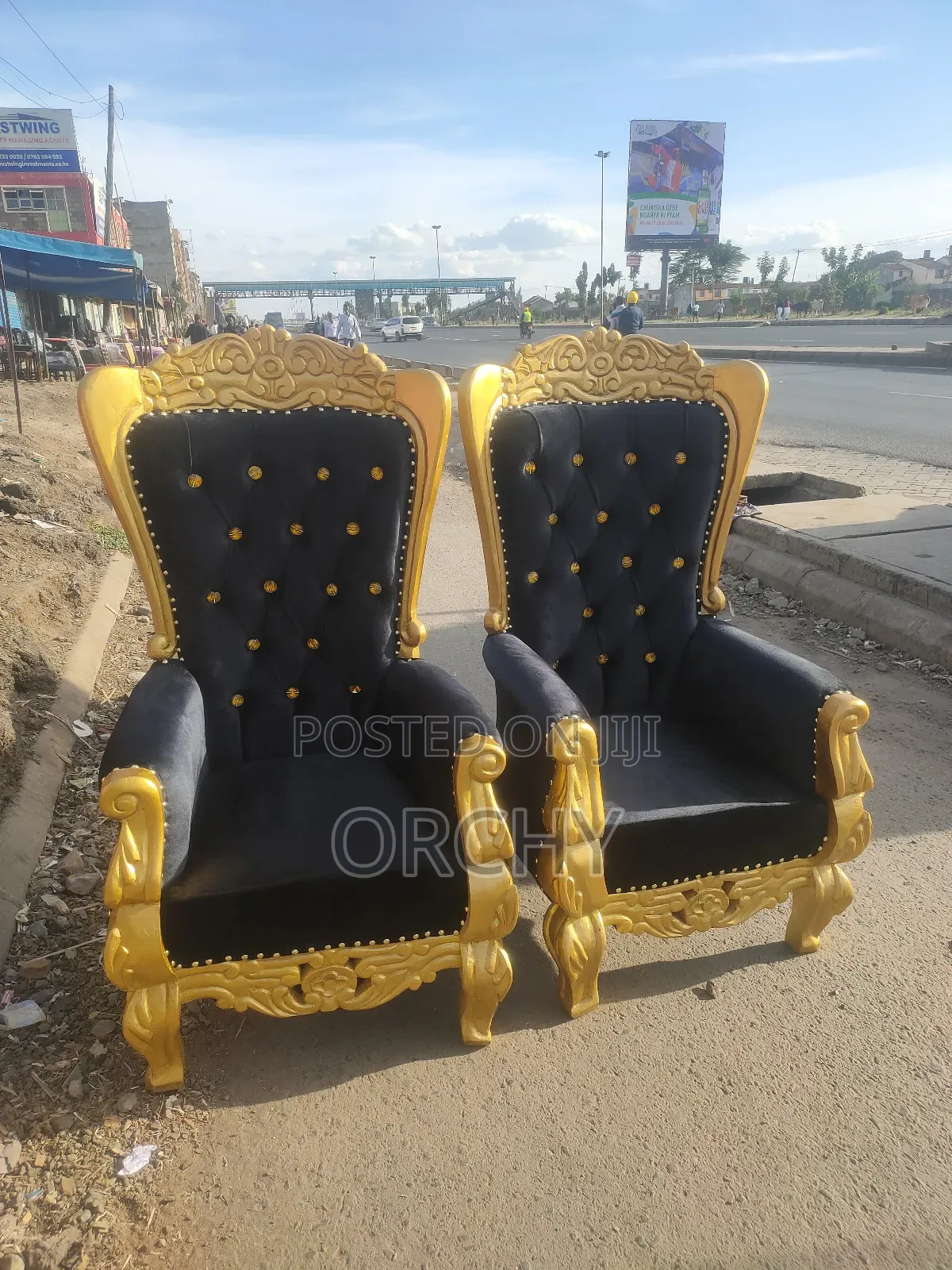 Antique/ King Chairs/ Wing Chair