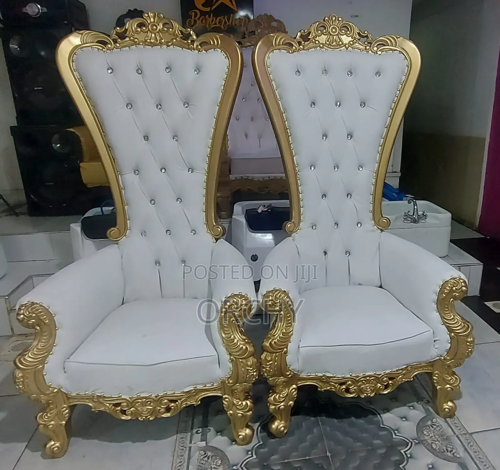 Antique/ King Chairs/ Wing Chair