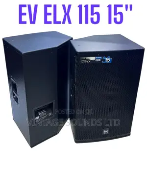 Ev Elx 115 15” 2way Midrange Loudspeaker Speaker Black 1pcs