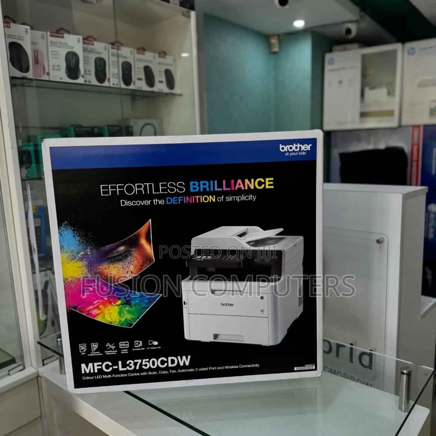 Brother MFC-L3750CDW Color Multifunction Laser Printer