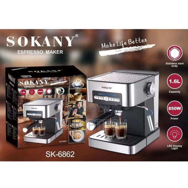 Sokany Espresso Machine - main view