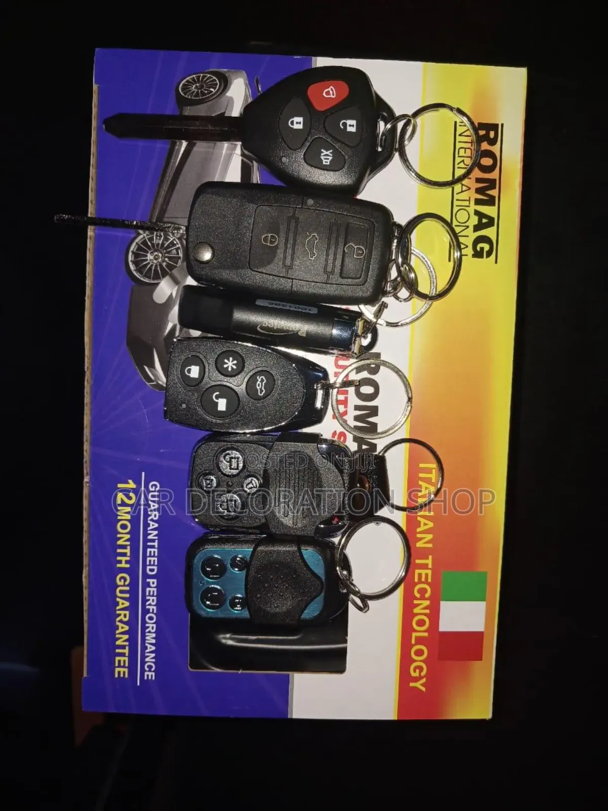 Romatec Car Alarm System No Engine Cutout Different Remotes