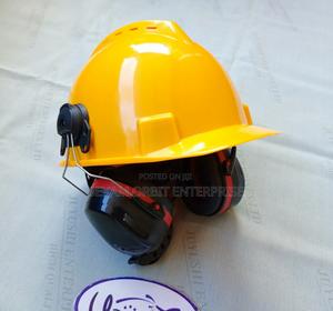 Construction Site Hearing Protection Mounted To Helmet - main view
