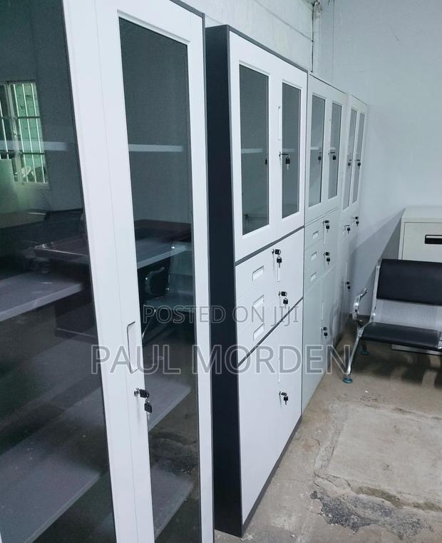 Glass Fronted Cabinet With Safe Box - main view