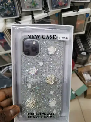 iPhone 11 Pro Max Rhinestone Crystal Flowers Glitter Case