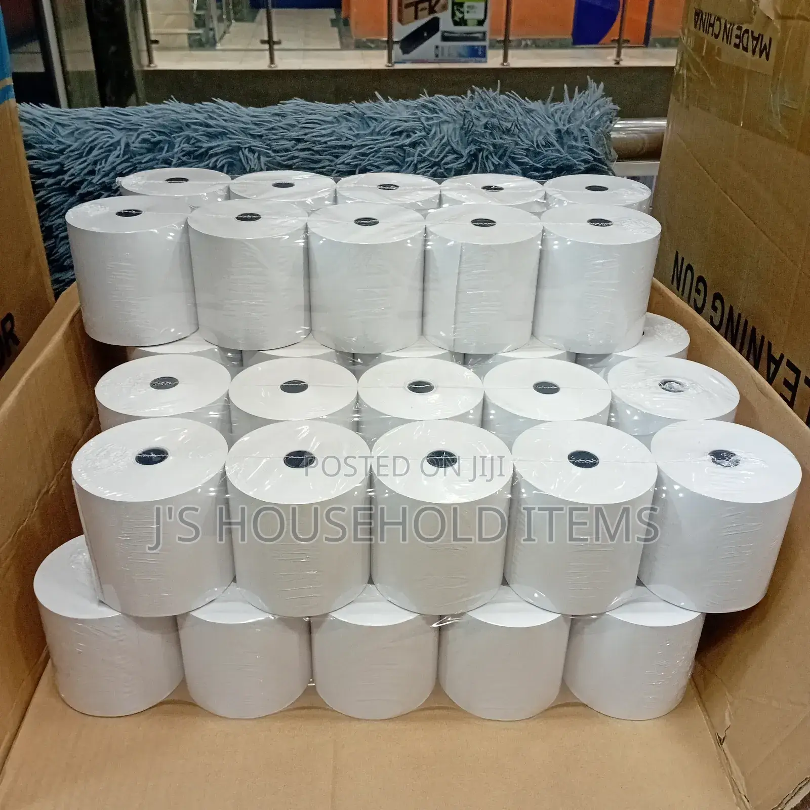50pcs Thermal Paper Rolls White Rolls Receipt Printing