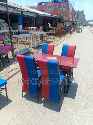 Executive Restaurant Sets, Blue and Red