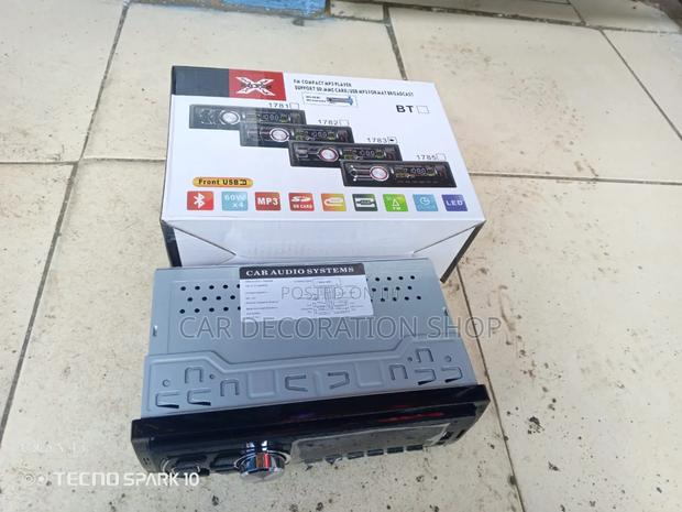 Single Din Car Stereo With Bluetooth,Fm,USB,Sd Slots - main view