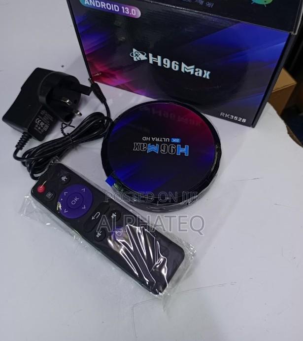 Android 13.0 H96 Max TV Box 4gb RAM 32gb Rom Rk3528 Quadcore - thumbnail 2