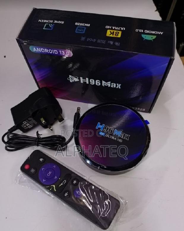 H96 Max Ultra HD Smart TV Box Android 13.0 Media Player - thumbnail 2