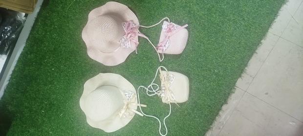 2pcs Girl Bag Hat Set - thumbnail 2