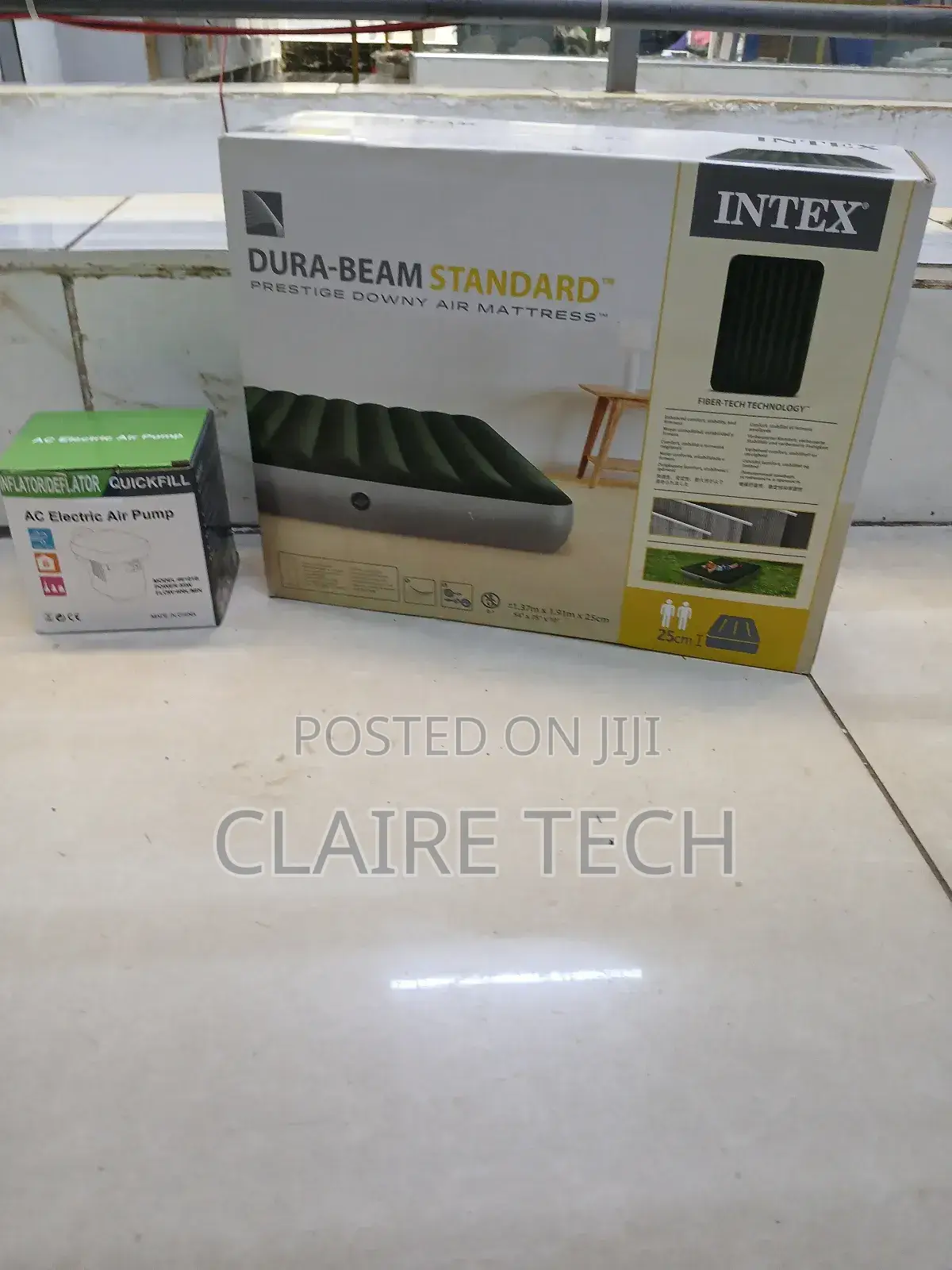 Intex 4*6 Inflatable Mattress With Free Electric Pump