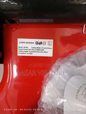 Lawn Mower 5.5hp 161cc