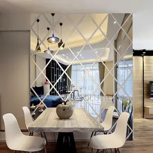Geometric Style Diamond Decor Mirrors