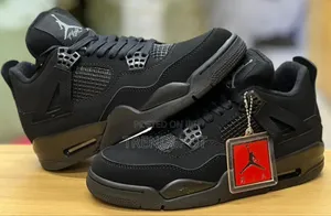 Jordan 4 Black Cat  Sizes 37-45. At 3200 KSH