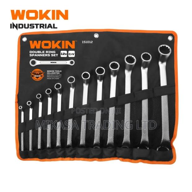 Wokin 12pcs Double Ring Spanner Set, (6×7mm - 30×32mm) - main view