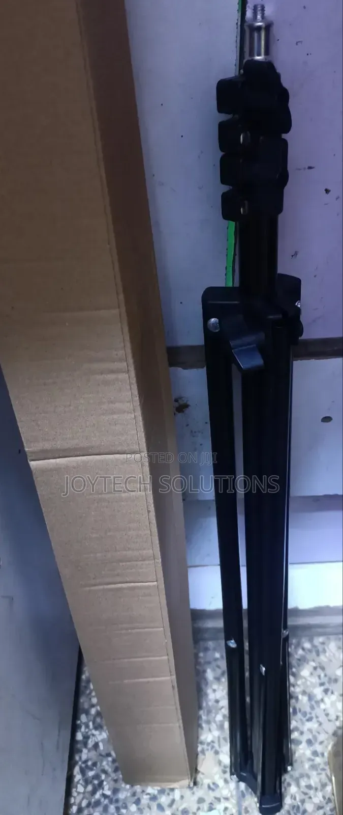 Ring Light Tripod Stand Also Holds Phone