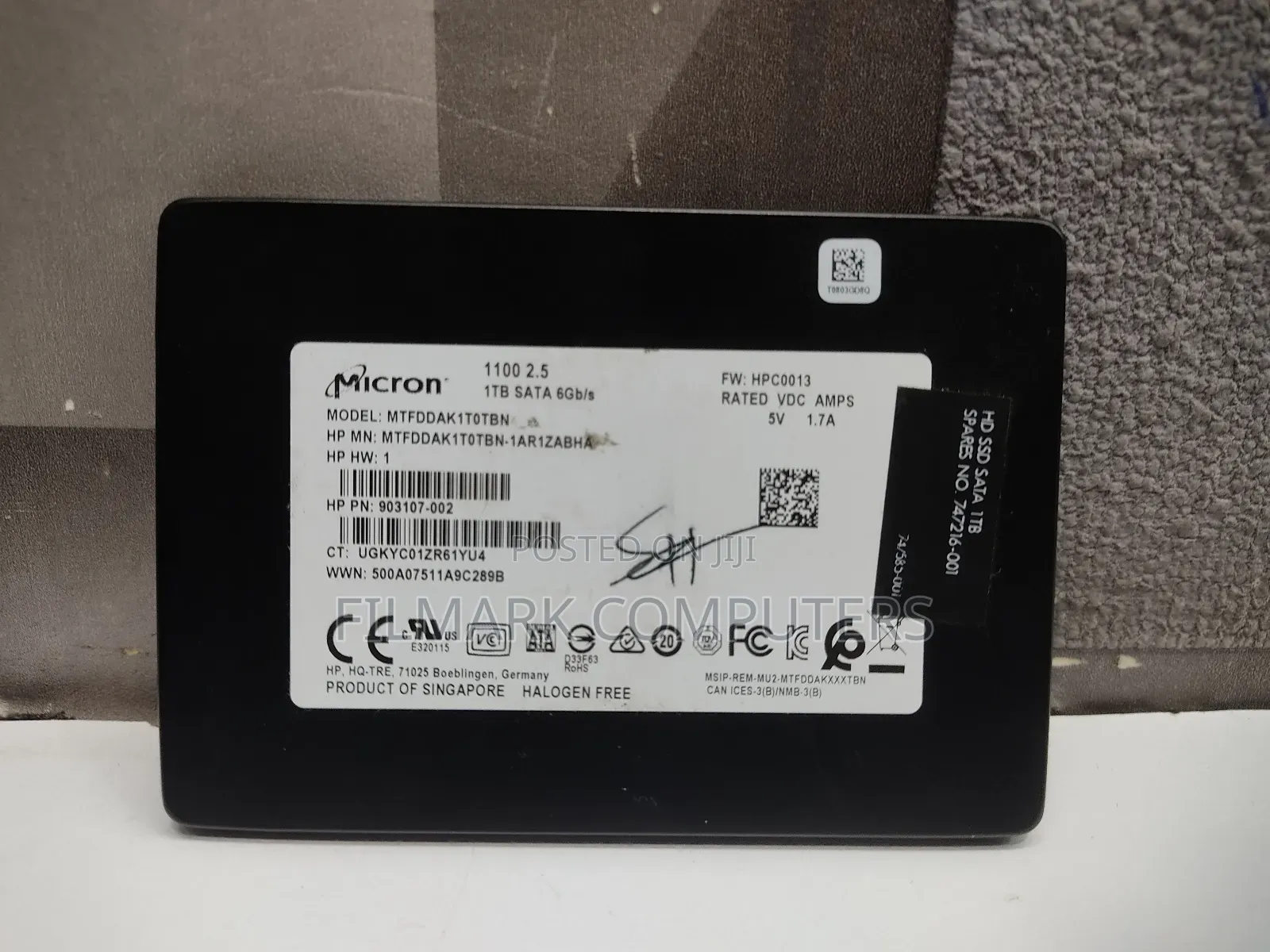 Micron 1100 2.5 1tb Sata Solid State Drive [Ssd]